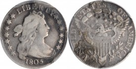 Draped Bust Dime

1805 Draped Bust Dime. JR-2. Rarity-1. 4 Berries. Fine Details--Repaired (PCGS).

PCGS# 4477. NGC ID: 236S.

Estimate: $ 800