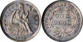 Liberty Seated Dime

1859-O Liberty Seated Dime. Fortin-101. Rarity-3. Large O. MS-64 (NGC).

PCGS# 4620. NGC ID: 2395.

From the Steve Studer C...