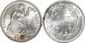 Liberty Seated Dime

1891 Liberty Seated Dime. MS-64 (PCGS).

PCGS# 4706. NGC ID: 23BD.

Estimate: $ 250