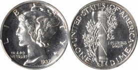 Mercury Dime

1937 Mercury Dime. Proof-65 (PCGS).

PCGS# 5072. NGC ID: 27DH.

Acquired from Bowers and Ruddy Galleries, date not recorded. Compa...