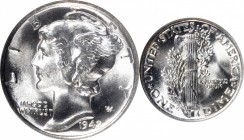 Mercury Dime

Lot of (2) 1942-Dated Mercury Dimes. (NGC).

Included are: 1942 MS-66; and 1942/1-D AU-53.

Estimate: $ 800