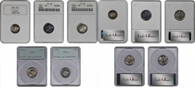 Roosevelt Dime

Complete Set of Certified Proof Roosevelt Dimes, 1951-1955.

All coins are individually graded and encapsulated. Included are: 195...