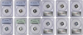 Roosevelt Dime

Lot of (6) Gem Proof Roosevelt Dimes, 1950-1960. (PCGS).

Included are: 1950 Proof-66; 1951 Proof-67; 1952 Proof-66; 1953 Proof-66...