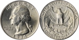 Washington Quarter

1934-D Washington Quarter. Heavy Motto. MS-63 (PCGS).

The Heavy Motto variety is not noted on the PCGS insert.

PCGS# 85796...