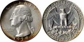 Washington Quarter

1938 Washington Quarter. Proof-65 (PCGS). OGH.

PCGS# 5977. NGC ID: 27HR.

Estimate: $ 125