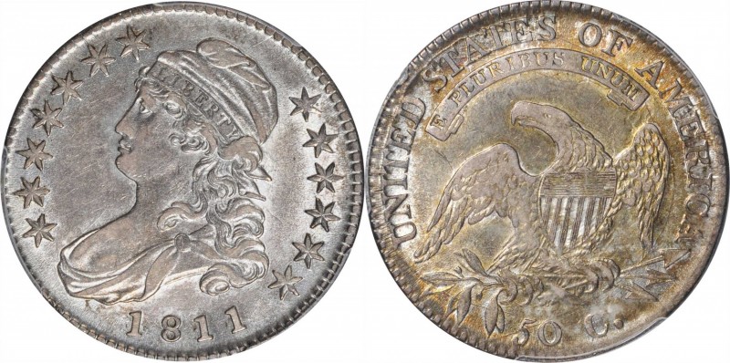 Capped Bust Half Dollar

1811 Capped Bust Half Dollar. O-105a. Rarity-2. Small...