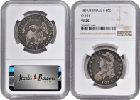 Capped Bust Half Dollar

1819/8 Capped Bust Half Dollar. O-101. Rarity-1. Small 9. VF-25 (NGC).

PCGS# 6118. NGC ID: 24FB.

Estimate: $ 125