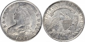 Capped Bust Half Dollar

1827 Capped Bust Half Dollar. O-114. Rarity-3. Square Base 2. AU Details--Cleaned (PCGS).

PCGS# 6144. NGC ID: 24FN.

E...