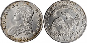 Capped Bust Half Dollar

1831 Capped Bust Half Dollar. O-118. Rarity-3. AU-58 (PCGS).

PCGS# 6159. NGC ID: 24FV.

Estimate: $ 500