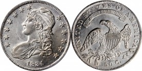 Capped Bust Half Dollar

1834 Capped Bust Half Dollar. O-116. Rarity-1. Small Date, Small Letters. AU-58+ (PCGS).

PCGS# 6166.

Estimate: $ 600