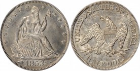 Liberty Seated Half Dollar

1853 Liberty Seated Half Dollar. Arrows and Rays. Unc Details--Cleaned (PCGS).

PCGS# 6275. NGC ID: 24JJ.

Estimate:...