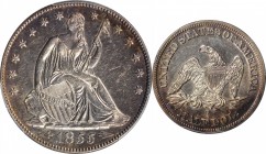 Liberty Seated Half Dollar

1855-O Liberty Seated Half Dollar. Arrows. WB-1. Rarity-3. Repunched Date, O/Horizontal O. AU-55 (PCGS).

PCGS# 6283. ...