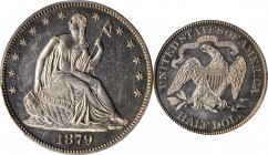 Liberty Seated Half Dollar

1879 Liberty Seated Half Dollar. WB-101. Type I Reverse. Proof-61 (PCGS).

PCGS# 6440. NGC ID: 27UE.

From the Dr. J...