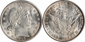 Barber Half Dollar

1915-D Barber Half Dollar. MS-64 (PCGS).

PCGS# 6533. NGC ID: 24NS.

Estimate: $ 750
