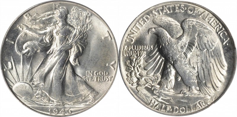 Walking Liberty Half Dollar

1946 Walking Liberty Half Dollar. MS-66 (PCGS).
...