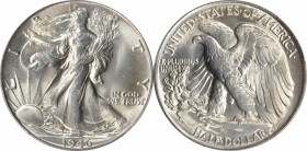 Walking Liberty Half Dollar

1946 Walking Liberty Half Dollar. MS-66 (PCGS).

PCGS# 6627. NGC ID: 24SJ.

From the Bill Gleckler Collection.

E...