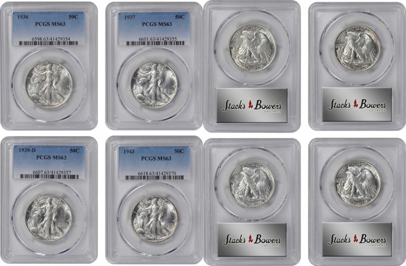 Walking Liberty Half Dollar

Lot of (4) Walking Liberty Half Dollars, 1936-194...