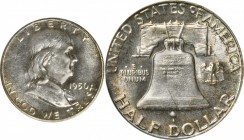 Franklin Half Dollar

1950 Franklin Half Dollar. Tripled Die Obverse. Proof-64 (ANACS).

PCGS# 6691.

Estimate: $ 300