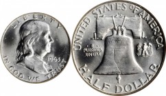 Franklin Half Dollar

1963-D Franklin Half Dollar. MS-66 W (NGC).

PCGS# 6685. NGC ID: 24TU.

From the Pittstown Collection.

Estimate: $ 300