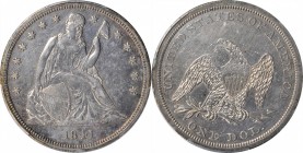Liberty Seated Silver Dollar

1841 Liberty Seated Silver Dollar. OC-2. Rarity-1. Repunched Date. EF Details--Cleaned (PCGS).

PCGS# 6927. NGC ID: ...