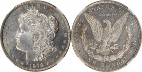 Morgan Silver Dollar

1878 Morgan Silver Dollar. 8 Tailfeathers. MS-63 PL (NGC).

PCGS# 7073. NGC ID: 253H.

Estimate: $ 300
