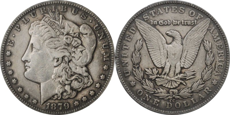 Morgan Silver Dollar

1879-CC Morgan Silver Dollar. Clear CC. EF Details--Clea...