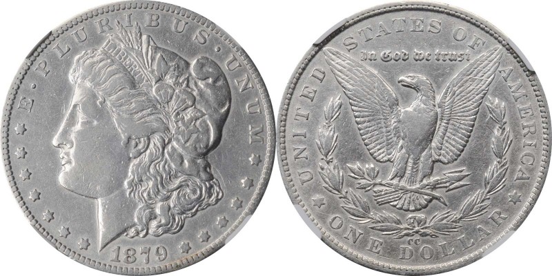 Morgan Silver Dollar

1879-CC Morgan Silver Dollar. Clear CC. VF Details--Clea...