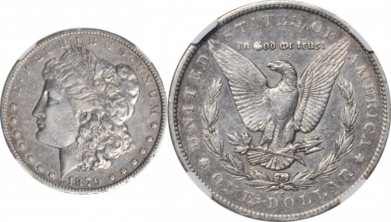 Morgan Silver Dollar

1879-CC Morgan Silver Dollar. VAM-3. Top 100 Variety. Ca...