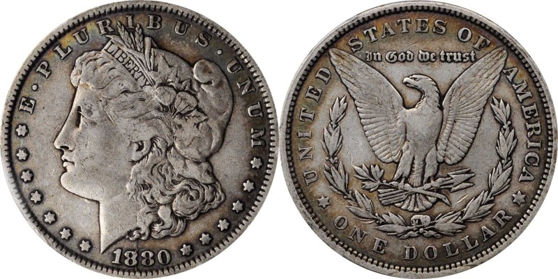 Morgan Silver Dollar

1880 Morgan Silver Dollar. VAM-1A. Top 100 Variety. Knob...