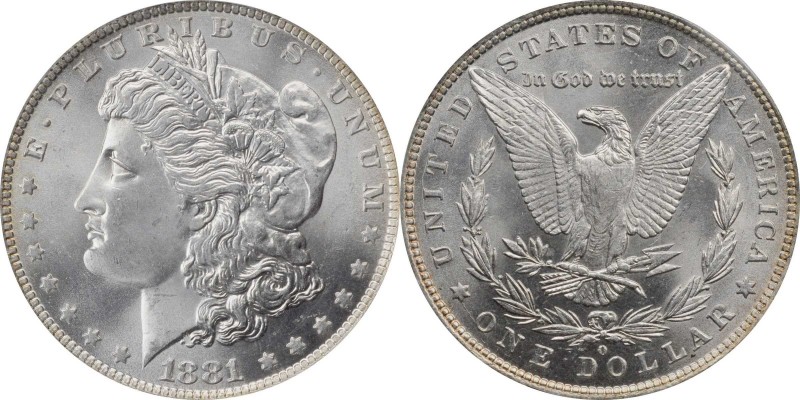 Morgan Silver Dollar

1881-O Morgan Silver Dollar. MS-65 (PCGS).

PCGS# 7128...