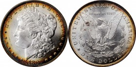 Morgan Silver Dollar

1882 Paramount Morgan Silver Dollar. MS-64 (NGC).

Housed in a red Paramount International Coin Corp. holder with the grade ...