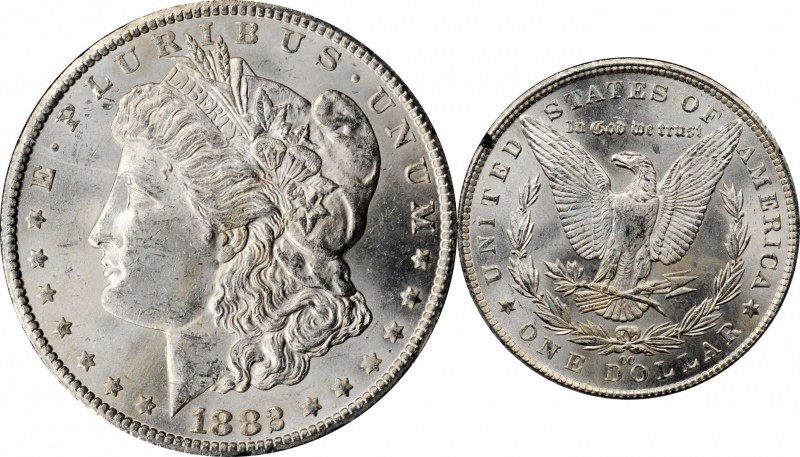 Morgan Silver Dollar

1882-CC GSA Morgan Silver Dollar. Mint State (Uncertifie...