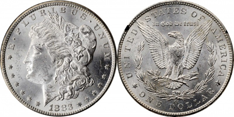 Morgan Silver Dollar

1883-CC GSA Morgan Silver Dollar. Mint State (Uncertifie...