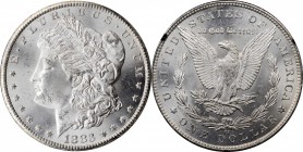 Morgan Silver Dollar

1883-CC GSA Morgan Silver Dollar. Mint State (Uncertified).

The original box and card are included, the lid of the box deta...