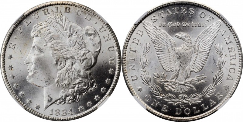 Morgan Silver Dollar

1884-CC Morgan Silver Dollar. MS-66 (NGC).

PCGS# 7152...