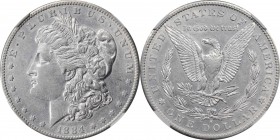 Morgan Silver Dollar

1884-S Morgan Silver Dollar. AU-53 (NGC).

PCGS# 7156. NGC ID: 254P.

Estimate: $ 200