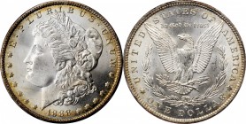 Morgan Silver Dollar

1888-O Paramount Morgan Silver Dollar. MS-64 (NGC).

Housed in a red Paramount International Coin Corp. holder with the grad...
