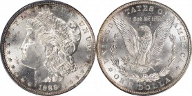 Morgan Silver Dollar

1888-S Morgan Silver Dollar. MS-64+ (PCGS).

PCGS# 7186. NGC ID: 2557.

From the Collection of Silas Stanley Roberts, 1888...