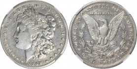 Morgan Silver Dollar

1889-CC Morgan Silver Dollar. VF Details--Improperly Cleaned (NGC).

PCGS# 7190. NGC ID: 2559.

From the Trebuchet Collect...