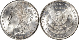 Morgan Silver Dollar

1892 Morgan Silver Dollar. MS-64 (PCGS).

PCGS# 7212. NGC ID: 255L.

Estimate: $ 700