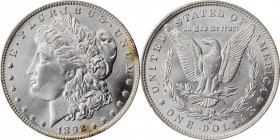 Morgan Silver Dollar

1892-O Morgan Silver Dollar. MS-64 (PCGS).

PCGS# 7216. NGC ID: 255N.

Estimate: $ 500