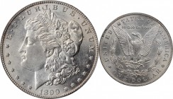 Morgan Silver Dollar

1899-S Morgan Silver Dollar. AU-58 (PCGS).

PCGS# 7262. NGC ID: 256D.

Estimate: $ 200