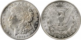 Morgan Silver Dollar

1921-S Morgan Silver Dollar. MS-64+ (PCGS).

PCGS# 7300. NGC ID: 256Z.

From the Dr. Jeffrey A. Rudolph Collection.

Est...