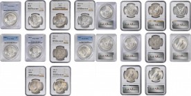Morgan Silver Dollar

Lot of (10) Certified Morgan and Peace Silver Dollars, 1880-1923.

Included are: Morgan: 1880-O AU-55 (NGC); 1880-S MS-63 (P...