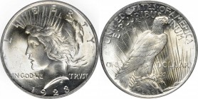 Peace Silver Dollar

1923 Peace Silver Dollar. MS-65 (PCGS). OGH.

PCGS# 7360. NGC ID: 257F.

Estimate: $ 150