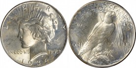 Peace Silver Dollar

1934 Peace Silver Dollar. MS-65 (PCGS).

PCGS# 7375. NGC ID: 257X.

From the Collection of Silas Stanley Roberts, 1888-1966...