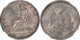 Trade Dollar

1874-CC Trade Dollar. AU Details--Scratches (NGC).

PCGS# 7035. NGC ID: 2532.

From the Trebuchet Collection.

Estimate: $ 450