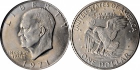 Eisenhower Dollar

1971 Eisenhower Dollar. MS-66 (NGC).

PCGS# 7406. NGC ID: 2584.

From the Pittstown Collection.

Estimate: $ 300