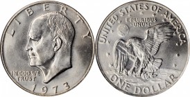 Eisenhower Dollar

1973 Eisenhower Dollar. MS-66 (NGC).

PCGS# 7412. NGC ID: 258A.

From the Pittstown Collection.

Estimate: $ 200