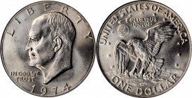 Eisenhower Dollar

1974-D Eisenhower Dollar. MS-67 (NGC).

PCGS# 7416. NGC ID: 258E.

From the Pittstown Collection.

Estimate: $ 600